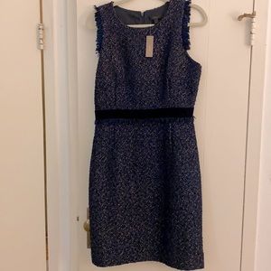 Jcrew blue sparkle dress